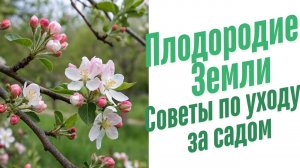 Совет по уходу за садом.