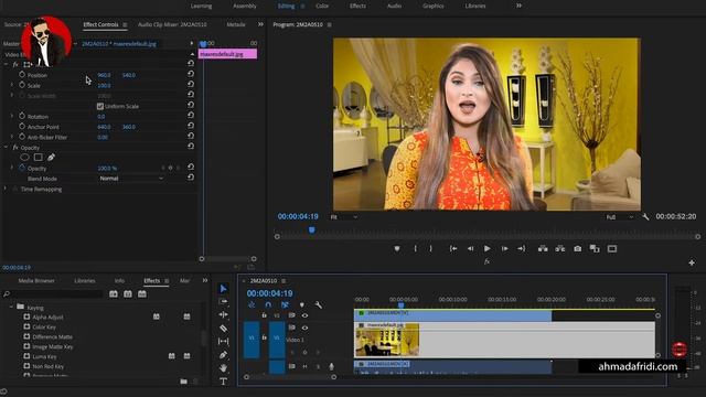 What is Chroma Key in Premiere Pro - Green Screen (Lec 7) - Ahmed Afridi смотреть онлайн