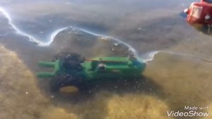 Мини John Deere из пластилина!!! Очень миниатюрный трактор