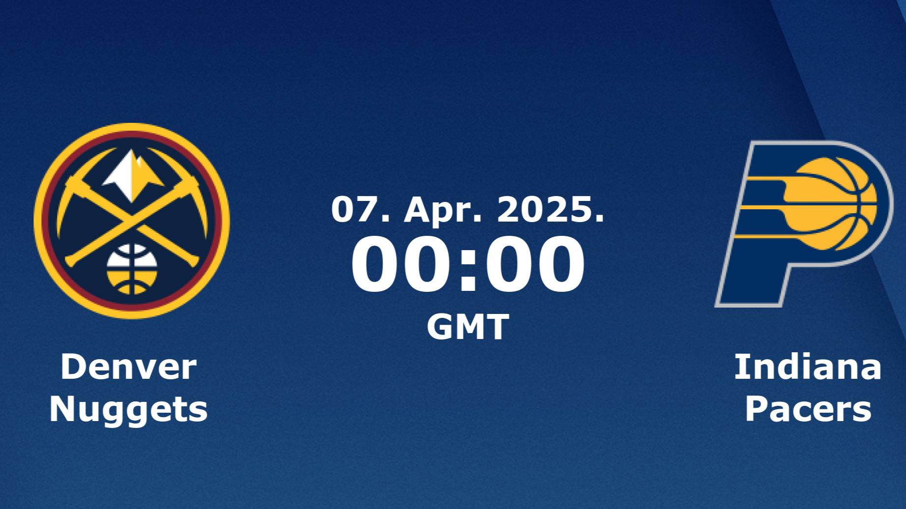 06.04.2025 | Денвер Наггетс — Индиана Пэйсерс | Nuggets at Pacers