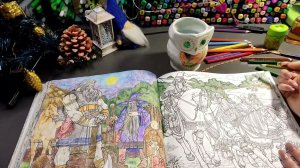 Хобби-VLOG:#16/волшебный мир Средиземья/что раскрашиваю