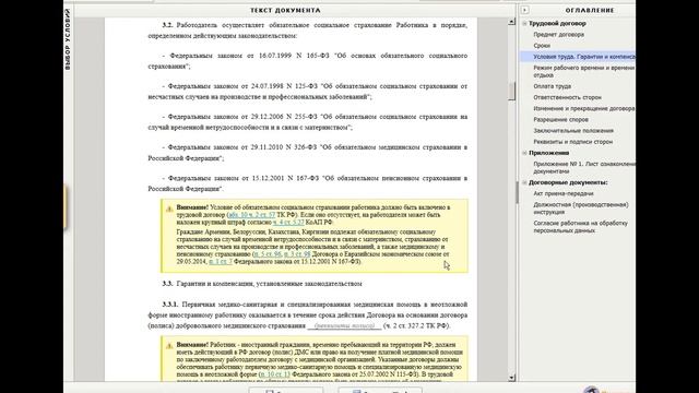 СПС КонсультантПлюс. Конструкторы договоров и учетной политики