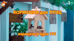 Кормушка для птиц своими руками как сделать пошагово  (176) 🪚🪛🔨 Идеи для дачи и сада❣️