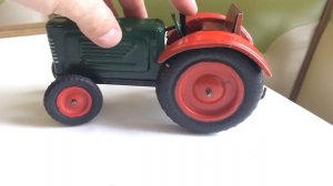 Заводная механическая игрушка -Трактор.СССР.Редкость