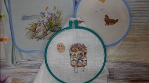 ВЫШИВАЛЬНЫЕ ЗАРИСОВКИ 10- 2025 / процессы вышивки/ Вышивка крестом/ #вышивка