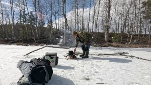Закрытие сезона зимней рыбалки и СУПЕР уха