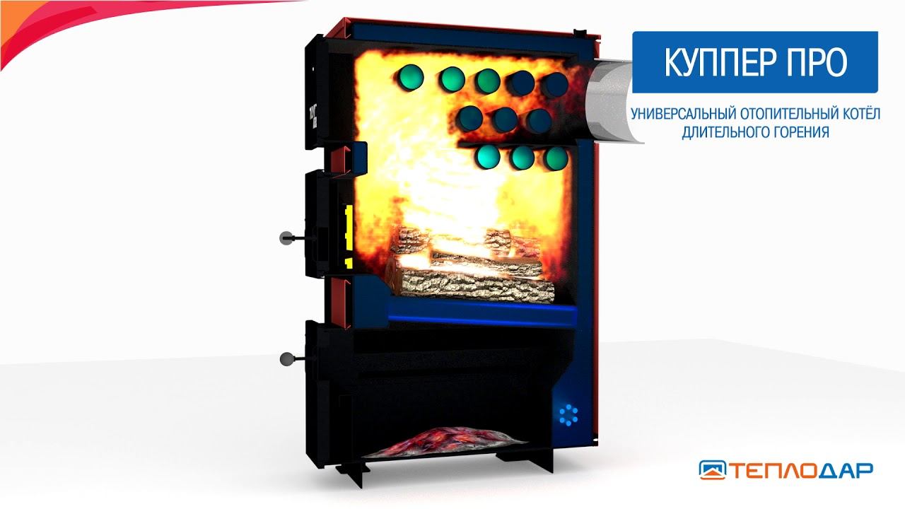 КУППЕР ПРО твердотопливный котел Теплодар с ТЭНом. Все особенности внутри! смотреть онлайн