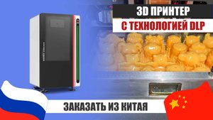 ЧТО УМЕЕТ 3D Принтер с технологией DLP из Китая