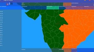 Карта Азии. Пакистан против Индии. Часть 4
