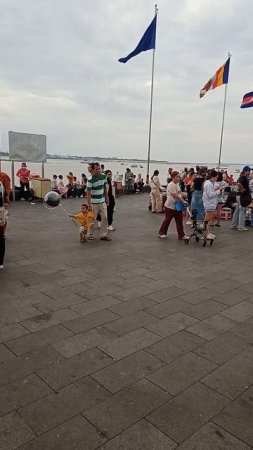 Пномпень, Камбоджа, улица в центре 23 февраля 2025.
