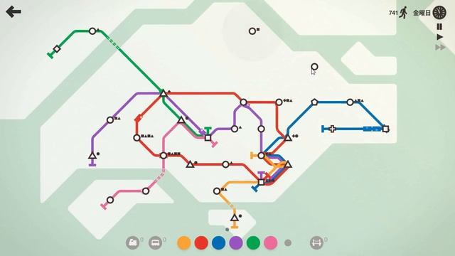 Mini Metro (ミニメトロ) 21話「シンガポールの実績達成：環状線1つ以下で1600人達成」 смотреть онлайн
