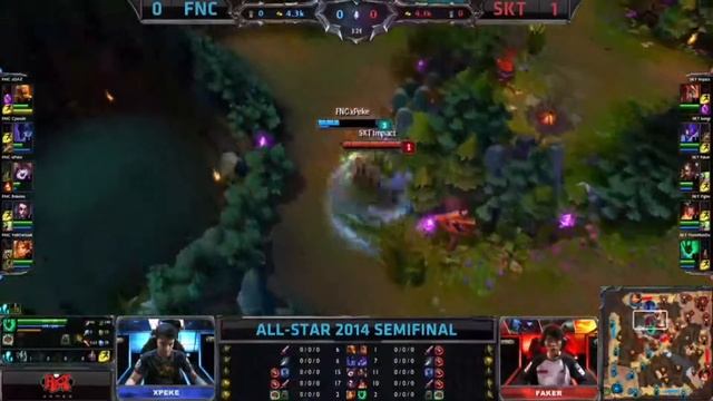 SKT vs Fnatic | First Blood | Semifinals Game 2 | All-Stars | Day 3 смотреть онлайн