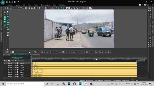 Complete Video Effect Adjustment In VSDC Free Video Editor