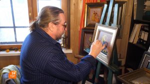 Мастер натюрморта Сергей Колокольчиков | Портрет на фоне