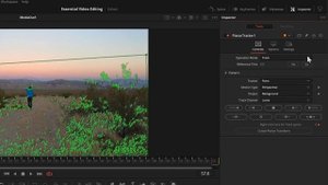 Stabilize Video with Planar Tracker in DaVinci Resolve
