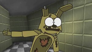 Анимация фнаф "охранник и спрингтрап"