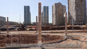 Благоустройство парка Героев-летчиков. 04.04.2025