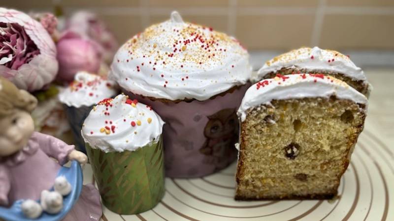 Мягкие  и сдобные куличи на Пасху