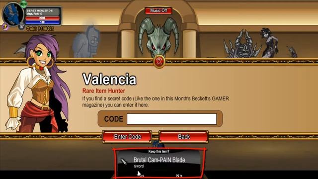 AQW - Valencia's New Code #4 смотреть онлайн