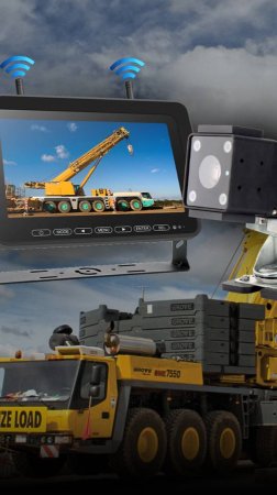Беспроводная камера с 30-ти кратным зумом для кранов.