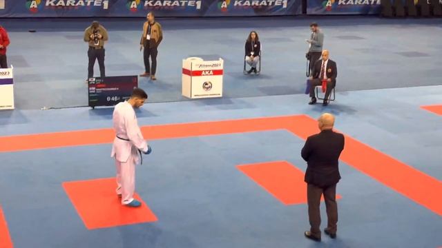ETO JUNYA (JPN) vs MASTROGIANNIS KONSTANTINOS (GRE) -84KG Final Athens Series A Male Kumite 2023 смотреть онлайн
