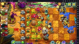 Растение против Зомби 2/PvZ2 Adventure Jurassic Marsh Day 23/Юрское Болото День 23