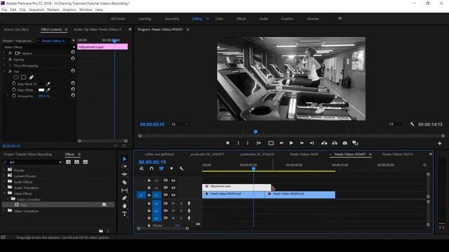 ADOBE PREMIERE Pro Tutorial- How to use ADJUSTMENT LAYER
