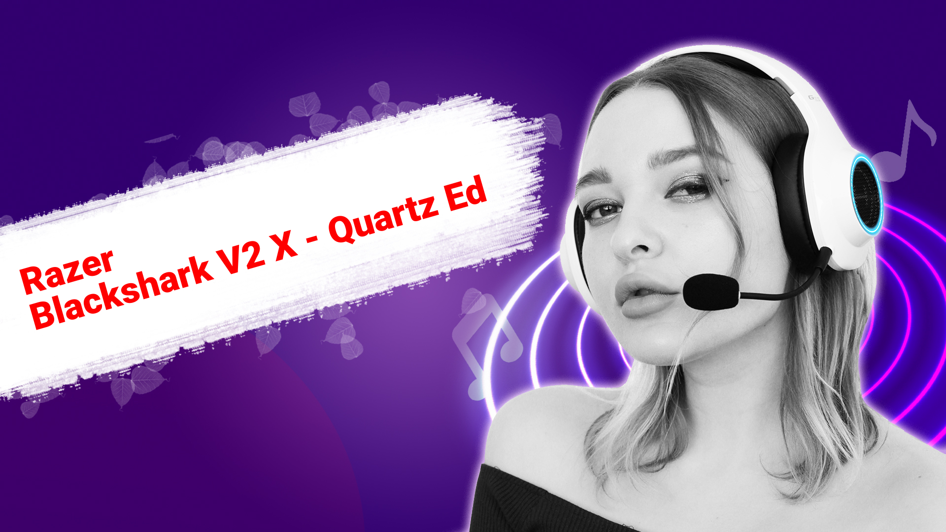 НИКС Компьютерный Супермаркет: видео про Игровая гарнитура Razer Blackshark V2 X - Quartz Ed Роз...