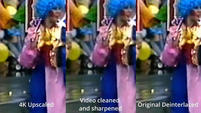 VHS Capture And 4K Upscale Test
