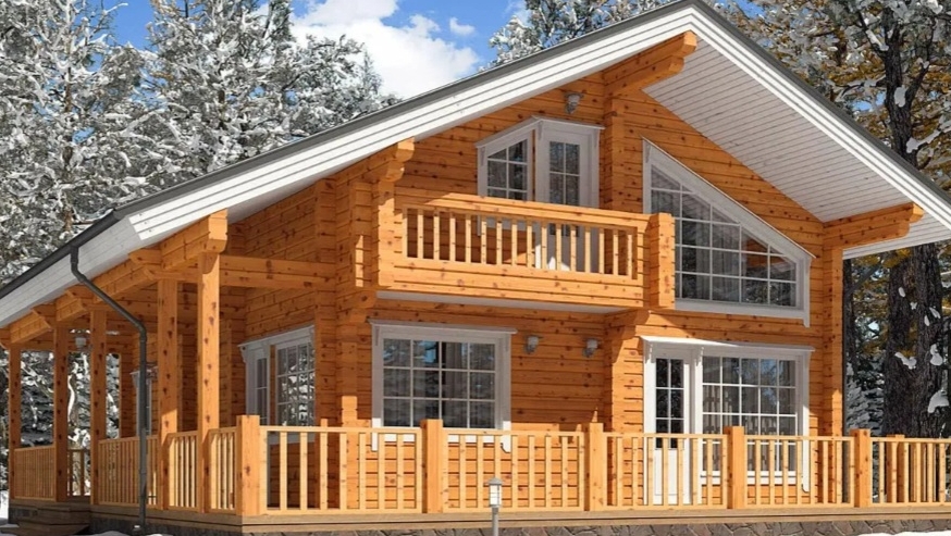 Строительство домов из профилированного бруса естественной влажности, по всей России. смотреть онлайн