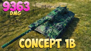 Concept 1B - 4 Фрагов 9.3K Урона - Приятное управление! - Мир Танков