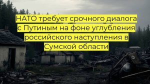 НАТО требует срочного диалога с Путиным