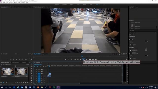 Adobe Premiere Timeline Clipping