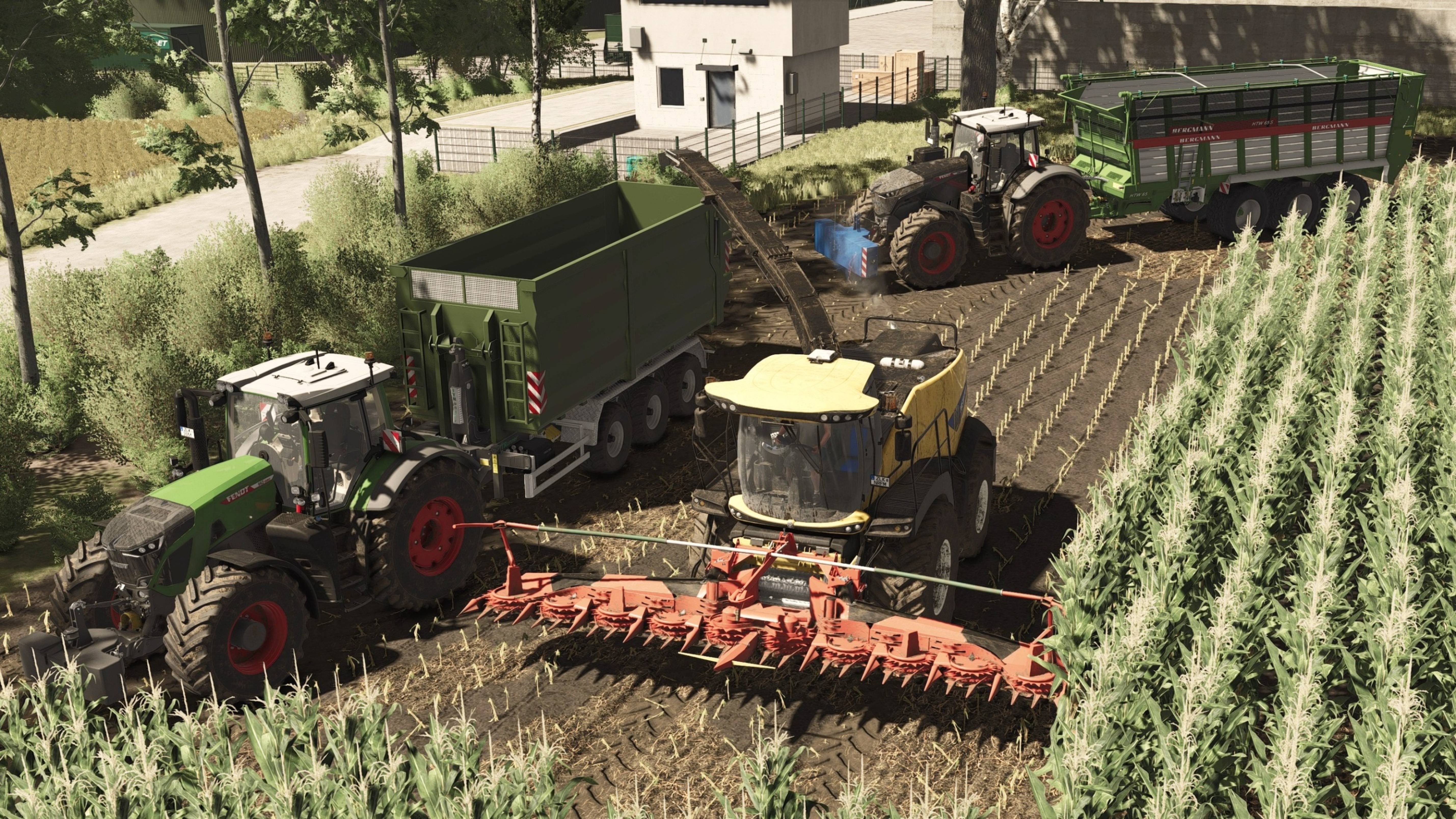 Farming Simulator 25 / Карта Zielonka / Заготовка силоса Часть 1