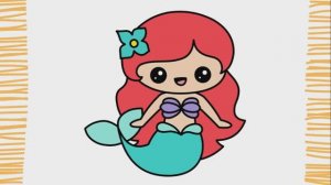 Как нарисовать кавайскую Русалку I шаг за шагом