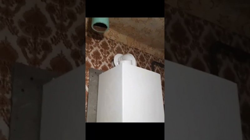 как мы вешали котел