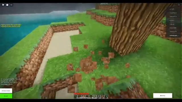 я  построил дом в мосте поставил 1000 блоков серия 1 roblox