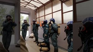 Деловые игры газоспасателей( загазованная зона -аммиак)