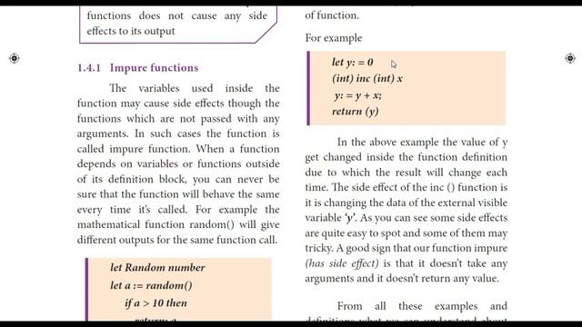 CLASS 12 COMPUTER SCIENCE CHAPTER-1 (PART 3, PURE, IMPURE FUNCTION) IN TAMIL