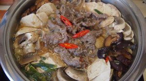 Традиционная корейская кухня: Пулькоги чонголь (불고기전골) или рагу из пулькоги
