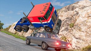 МАШИНЫ ПРОТИВ ОБРЫВОВ #6 В 😱|BeamNG.Drive| Бименджи Драйв