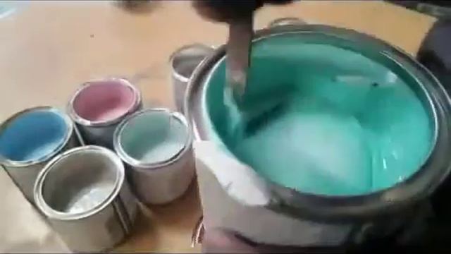 Colorants Mixing into water based Paints. Universal industrial Colorants. Regent Paints Inc, USA.