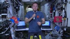 Поздравление космонавта Кирилла Пескова с днем космонавтики