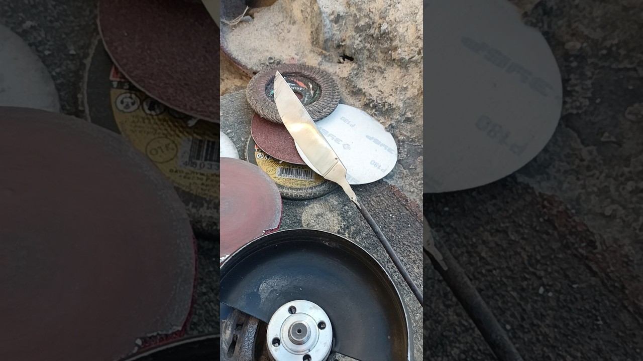 Готовится очередной клинок доя ножа. смотреть онлайн