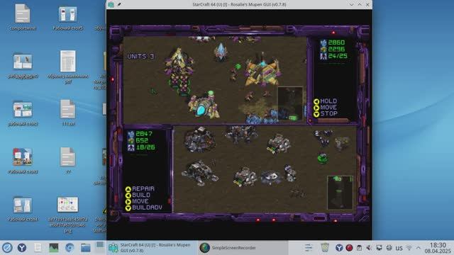 Играем в Starcraft на эмуляторе Nintendo 64 в Linux Rosa Fresh