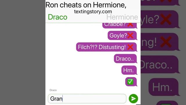 Ron cheats on Hermione, Dramione Love story Part 1 смотреть онлайн
