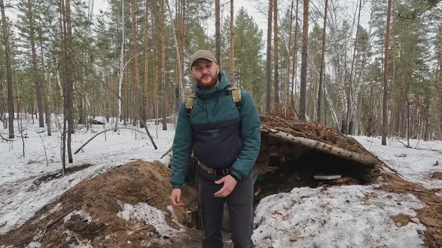ОДНА НОЧЬ в ЗЕМЛЯНКЕ |ЖИЗНЬ в ГАРМОНИИ С ПРИРОДОЙ