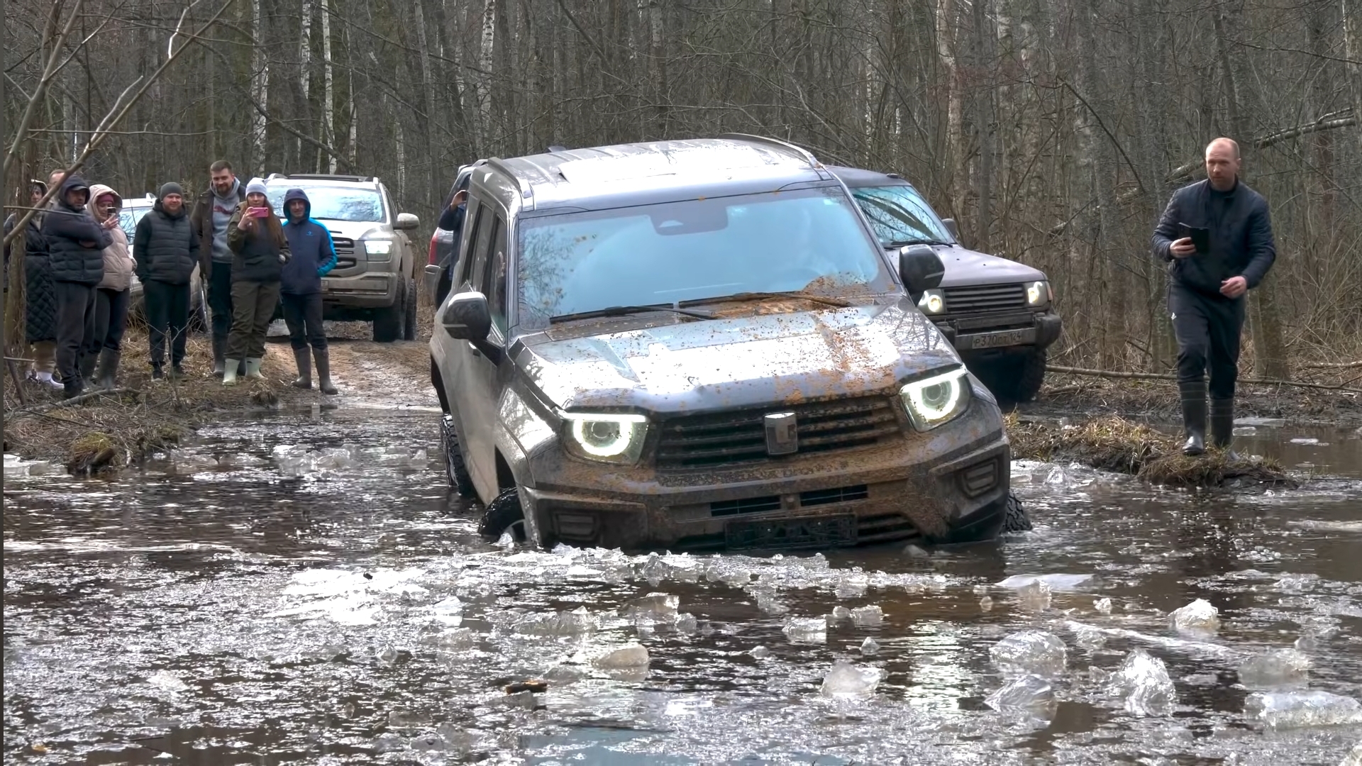TANK 700 провалился под лёд! TANK 300, TANK 500, OPEL ANTARA и др. смотреть онлайн