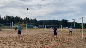 На центральном стадионе Очерской спортивной школы состоялись соревнования по пляжному волейболу