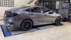 Honda Civic FC + Wedssport Sa35R 18*8.5+35 5-114.3 คู่ยาง Kumho PS31 236/40/18 by Nsports 087666777